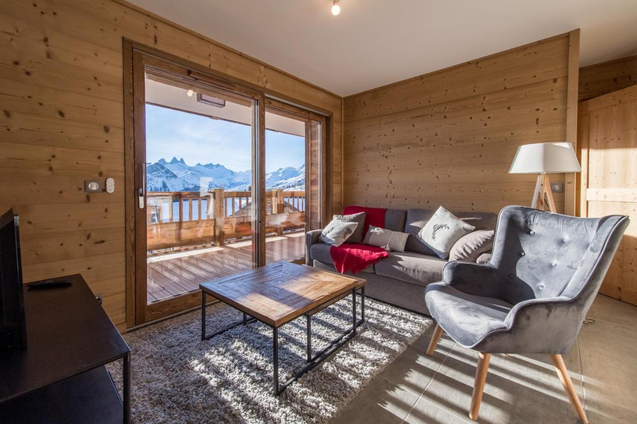 Odyssee Arc02 Appartement Sur Les Pistes Avec Vue Panoramique Fontcouverte-la-Toussuire エクステリア 写真